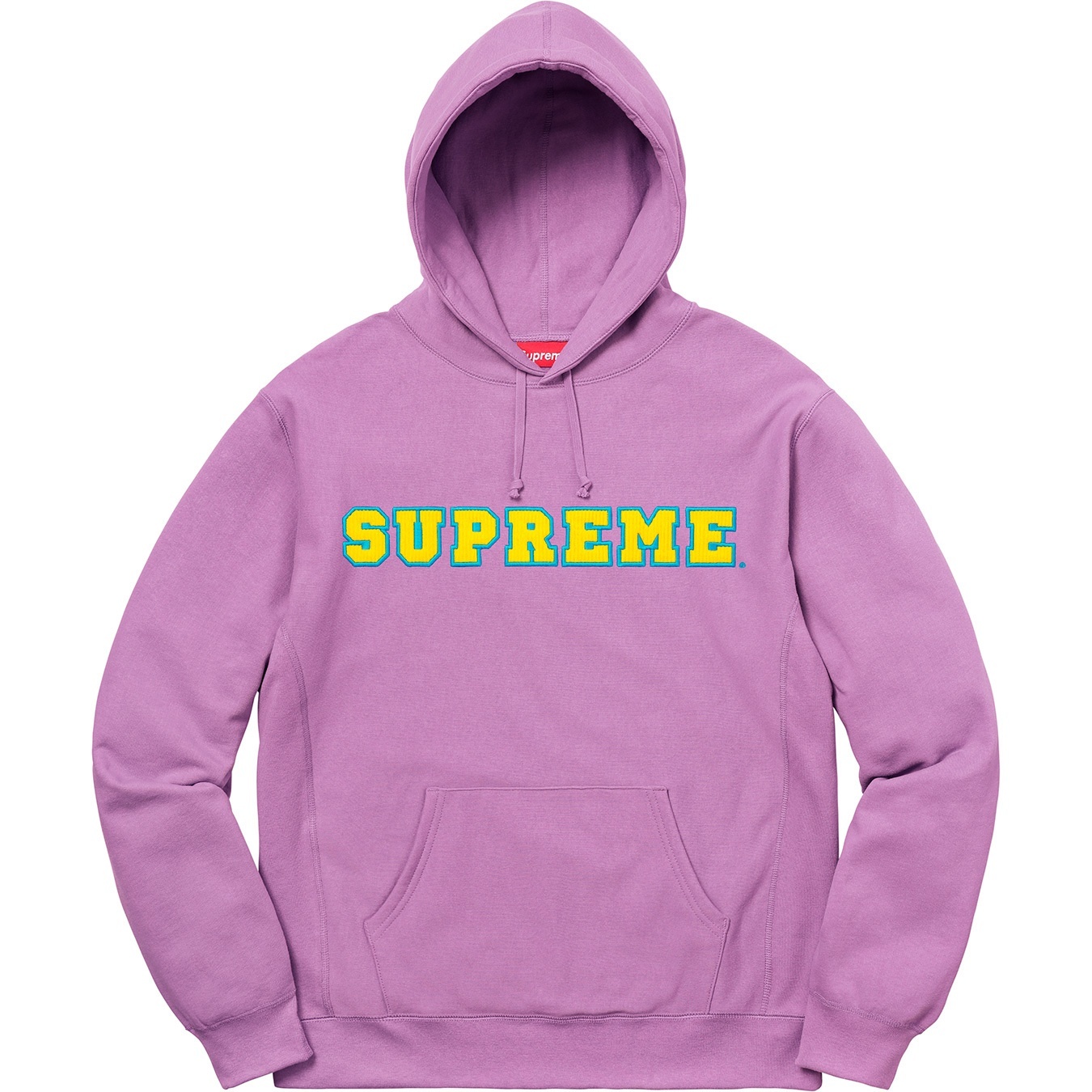 Cord Collegiate Logo Hooded Sweatshirt view 8
